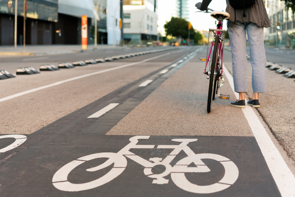 Image piste cyclable.
