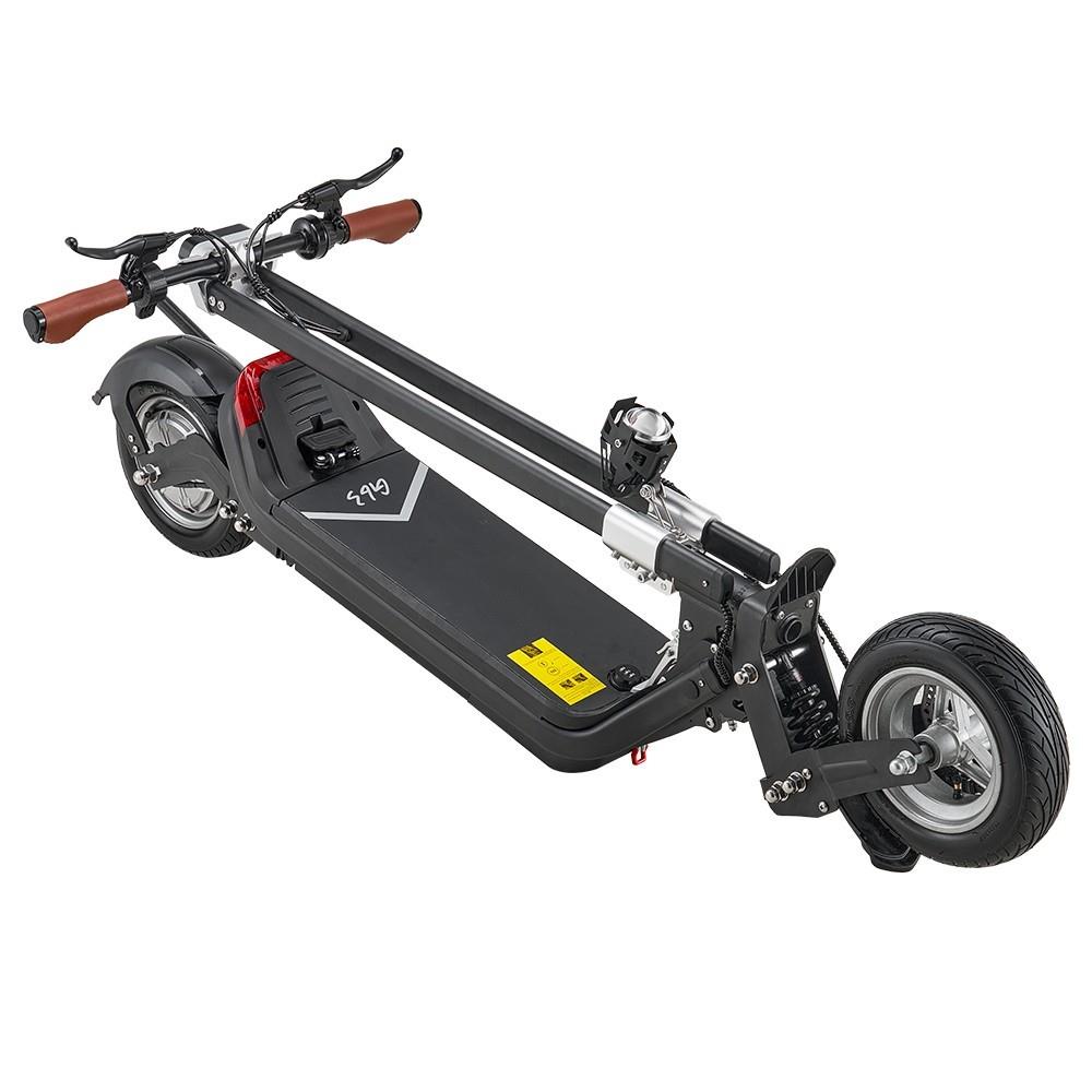 G63 Electric Scooter 1200W Single Motor 48V 15Ah Battery 50Km/h Max Speed 50KM image de la trottinette électrique pliée