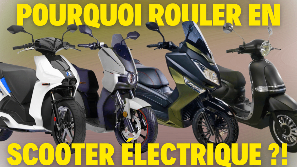 Image de 4 scooters électrique : le RAY 7.7 le Silence S01 plus, le pink fly, le rider 5000